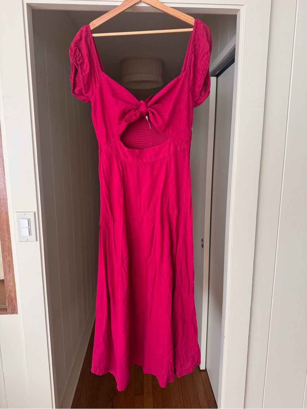 Free People Women’s front tie dress